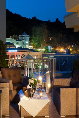 Erkély/terasz, Hotel Admiral am Kurpark in Baden Városközpont Erkély/terasz, Hotel Admiral am Kurpark in Baden Városközpont