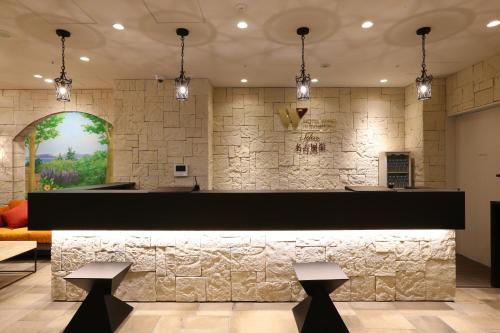 Empfangshalle, Hotel Wing International Select Nagoya Sakae in Nagoya Empfangshalle, Hotel Wing International Select Nagoya Sakae in Nagoya