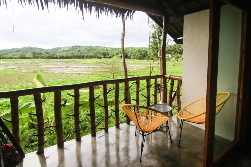 Balcony/terrace, Fox & Firefly Cottages in Loboc Balcony/terrace, Fox & Firefly Cottages in Loboc
