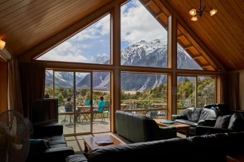 Erkély/terasz, Aoraki Mount Cook Alpine Lodge in Mount Cook Erkély/terasz, Aoraki Mount Cook Alpine Lodge in Mount Cook