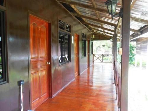 Entrance, Benarat Lodge in Mulu Entrance, Benarat Lodge in Mulu