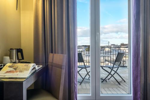 Erkély/terasz, Hotel Bellevue in Amboise Erkély/terasz, Hotel Bellevue in Amboise
