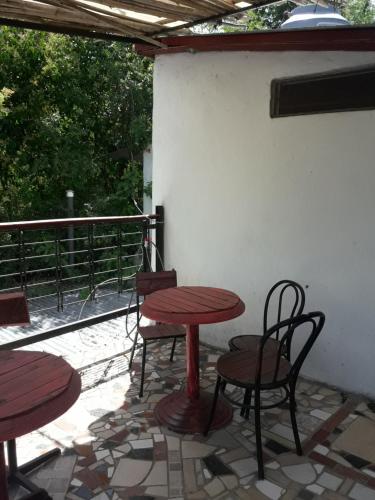 Balcony/terrace, Cabanas Lagos Dos Molinos in Pompeya Balcony/terrace, Cabanas Lagos Dos Molinos in Pompeya