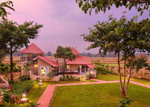 balkon/terras, Sterling Kanha in Kanha balkon/terras, Sterling Kanha in Kanha