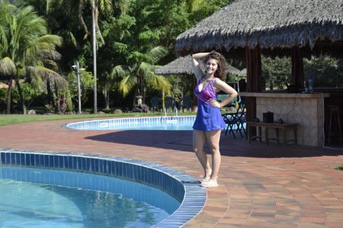 Swimming pool, La Isla de los Tucanes in Rurrenabaque (El Beni) Swimming pool, La Isla de los Tucanes in Rurrenabaque (El Beni)