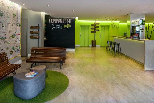 大堂, 庫里提巴文娛中心宜必思尚品酒店 (ibis Styles Curitiba Centro Civico) in 庫里奇巴市中心 大堂, 庫里提巴文娛中心宜必思尚品酒店 (ibis Styles Curitiba Centro Civico) in 庫里奇巴市中心