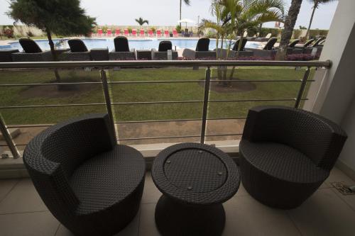 Widok, Hotel Palm Beach in Pointe-Noire Widok, Hotel Palm Beach in Pointe-Noire