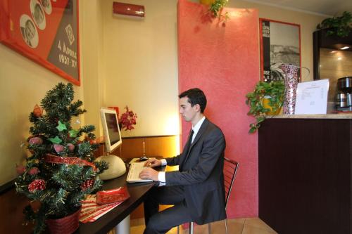 Vestíbulo, Hotel Della Volta in Brescia Vestíbulo, Hotel Della Volta in Brescia