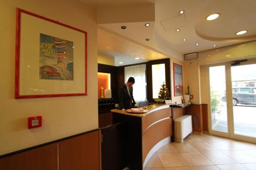 Lobby, Hotel Della Volta in Brescia Lobby, Hotel Della Volta in Brescia