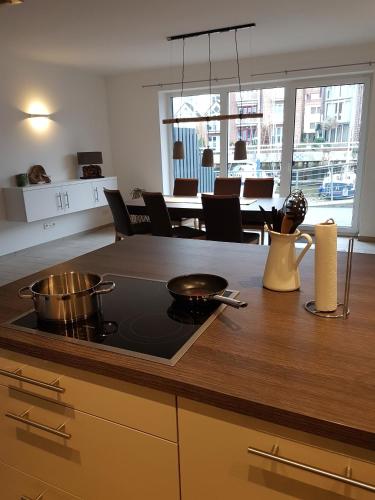 Kitchen, Ferienhaus Hafenzeit in Döse Kitchen, Ferienhaus Hafenzeit in Döse