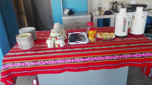 Mad og drikke, Piedra Blanca Backpackers Hostel in Uyuni Mad og drikke, Piedra Blanca Backpackers Hostel in Uyuni
