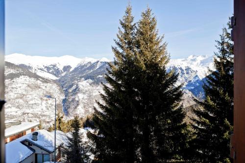 View, Hotel les Flocons in Les Brigues View, Hotel les Flocons in Les Brigues