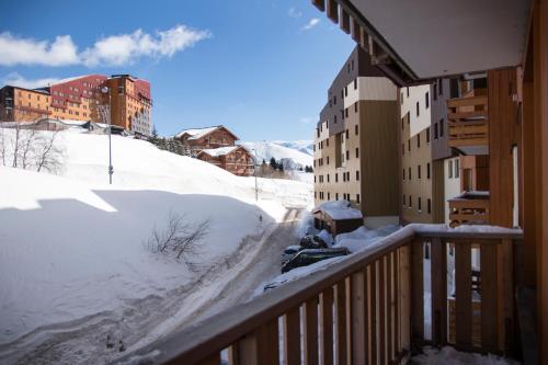 Erkély/terasz, SUNWEB Residence Les Bergers in L'Alpe d'Huez Erkély/terasz, SUNWEB Residence Les Bergers in L'Alpe d'Huez