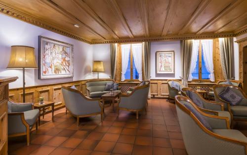 Közös társalgó / TV, Romantik Hotel Stern in Chur Közös társalgó / TV, Romantik Hotel Stern in Chur