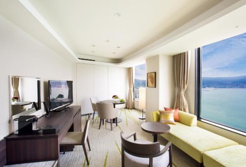 View, Lake Biwa Otsu Prince Hotel in Otsu View, Lake Biwa Otsu Prince Hotel in Otsu