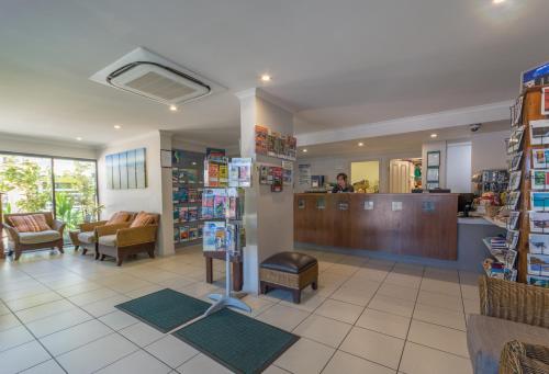 Lobby, Southern Cross Atrium Apartments in Cairns Lobby, Southern Cross Atrium Apartments in Cairns