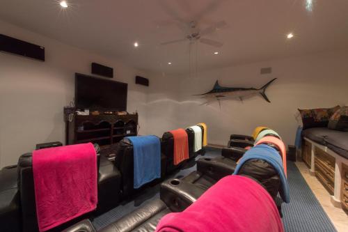 This photo about One of a Kind Oceanfront Estate Villa Turquesa 4BR shared on HyHotel.com