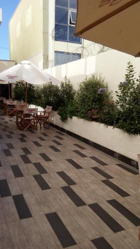 balkon/terras, Hotel Diego de Almagro Curico in Curico balkon/terras, Hotel Diego de Almagro Curico in Curico