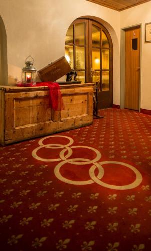 Lobby, Hotel Olympia in Saas-Fee Lobby, Hotel Olympia in Saas-Fee