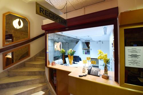 Lobby, Hotel Dufour in Biel Lobby, Hotel Dufour in Biel