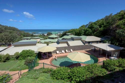 Pogled, Samarinda Jewel by the Sea in otok sjeverni Stradbroke Pogled, Samarinda Jewel by the Sea in otok sjeverni Stradbroke