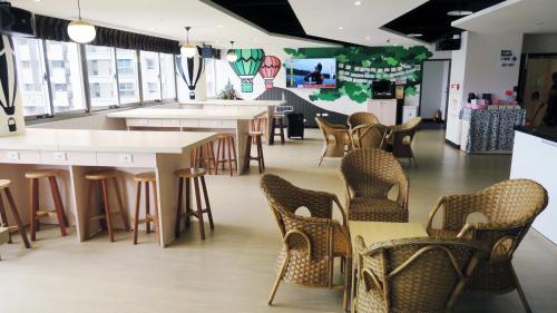 Lobby, Hey Bear Capsule Hotel in Taipei Lobby, Hey Bear Capsule Hotel in Taipei