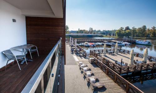 Erkély/terasz, Hotel Port 110 in Ilawa Erkély/terasz, Hotel Port 110 in Ilawa