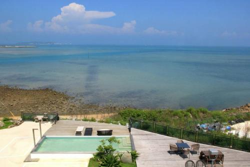 Balkon/Terrasse, Villa Iris near Penghu Great Bridge Balkon/Terrasse, Villa Iris near Penghu Great Bridge