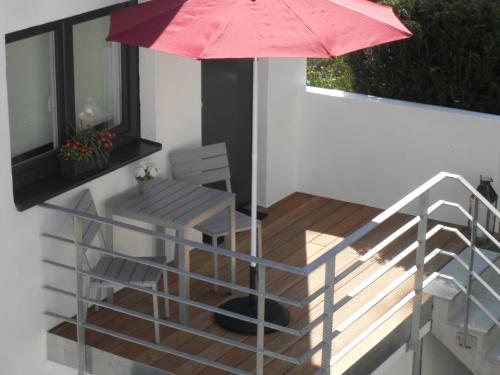 Terraza/balcón, Zimmer zum Hof in Herdecke Terraza/balcón, Zimmer zum Hof in Herdecke