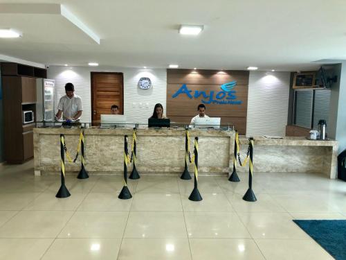 Lobby, Anjos Praia Hotel in Joao Pessoa Lobby, Anjos Praia Hotel in Joao Pessoa