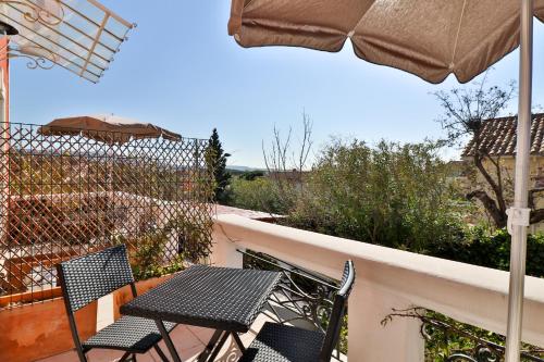 Terraza/balcón, Hotel La Villa Florida in Bandol Terraza/balcón, Hotel La Villa Florida in Bandol