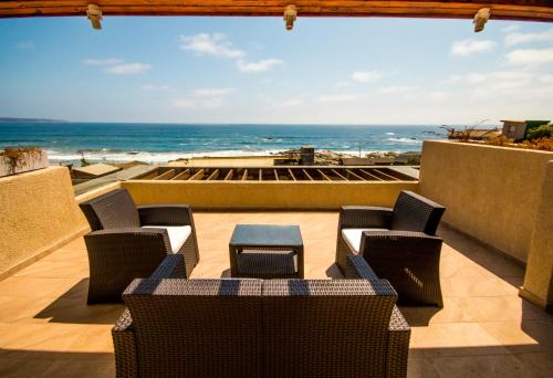 شرفة/ تراس, Hotel Mae in Zapallar شرفة/ تراس, Hotel Mae in Zapallar