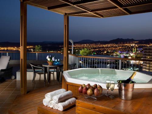 Balcony/terrace, Dan Eilat Hotel in Eilat Balcony/terrace, Dan Eilat Hotel in Eilat