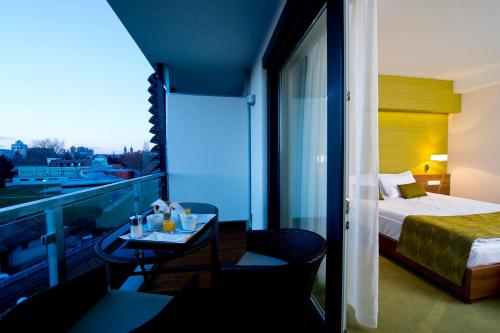 陽台/露台, 普拉坦伊莫拉酒店 (Imola Hotel Platan) in 埃格爾 陽台/露台, 普拉坦伊莫拉酒店 (Imola Hotel Platan) in 埃格爾