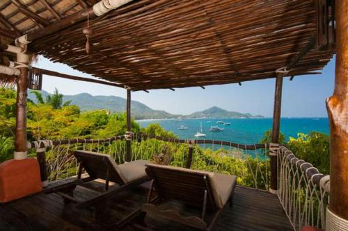 Erkély/terasz, Koh Tao Cabana Hotel near Mango Öböl Erkély/terasz, Koh Tao Cabana Hotel near Mango Öböl