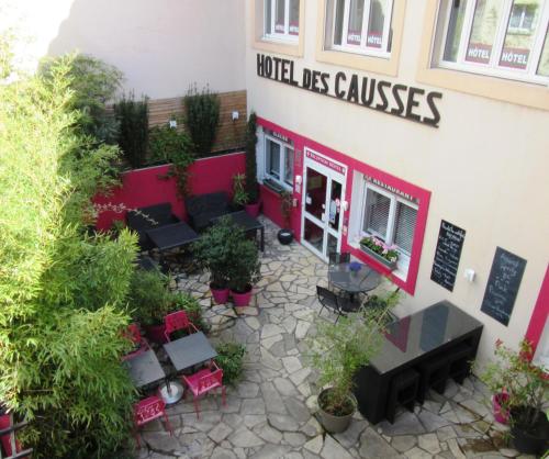 Terraza/balcón, Hotel des Causses in Millau Terraza/balcón, Hotel des Causses in Millau