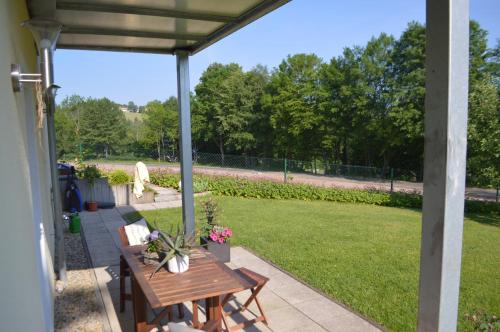 Balcony/terrace, Ferienwohnung Lucia in Bad Schlema Balcony/terrace, Ferienwohnung Lucia in Bad Schlema