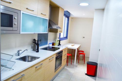 ห้องครัว, Golive Esquirol Beach in บีลาฟอร์ตูนี ห้องครัว, Golive Esquirol Beach in บีลาฟอร์ตูนี