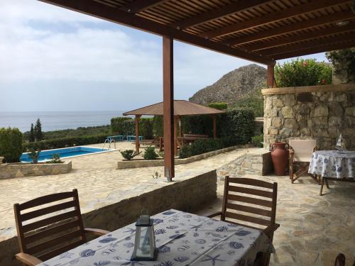 Balcony/terrace, Krinakia Villas in Lefki Balcony/terrace, Krinakia Villas in Lefki