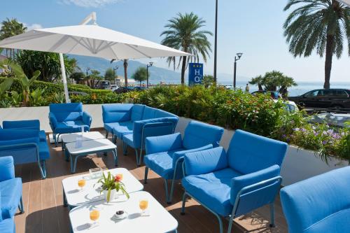 Balcony/terrace, Hotel Victoria in Menton Balcony/terrace, Hotel Victoria in Menton