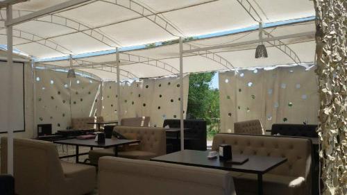 Restaurant, Bely Parus in Bosteri Restaurant, Bely Parus in Bosteri
