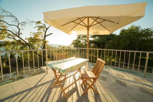 Erkély/terasz, Paradise with Sea View Apartment in Ankaran Erkély/terasz, Paradise with Sea View Apartment in Ankaran