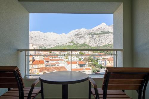 balkon/terras, Hotel Park Makarska in Makarska balkon/terras, Hotel Park Makarska in Makarska