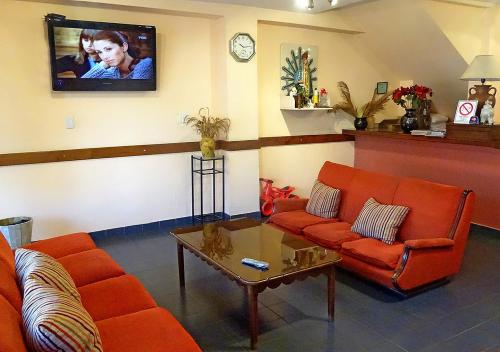 공용 라운지/TV 시청 구역, Costa Azul Hotel in 포사다스 공용 라운지/TV 시청 구역, Costa Azul Hotel in 포사다스