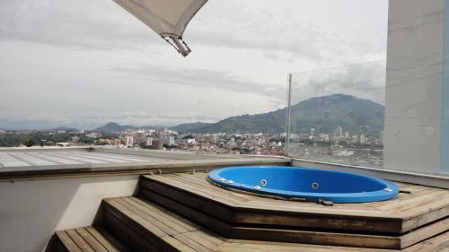 Balkon/teras, Habitat Suites Hotel By GHO Hoteles in Pereira Balkon/teras, Habitat Suites Hotel By GHO Hoteles in Pereira