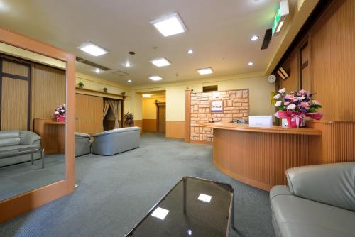 Előcsarnok, Hotel Sakuranbo in Jamagata Előcsarnok, Hotel Sakuranbo in Jamagata