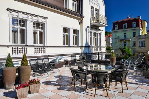 Balcony/terrace, Hotel Continental in Marianske Lazne City Center Balcony/terrace, Hotel Continental in Marianske Lazne City Center