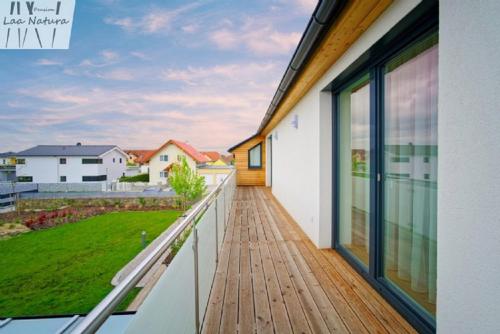 Erkély/terasz, Pension Laa Natura in Laa an der Thaya Erkély/terasz, Pension Laa Natura in Laa an der Thaya