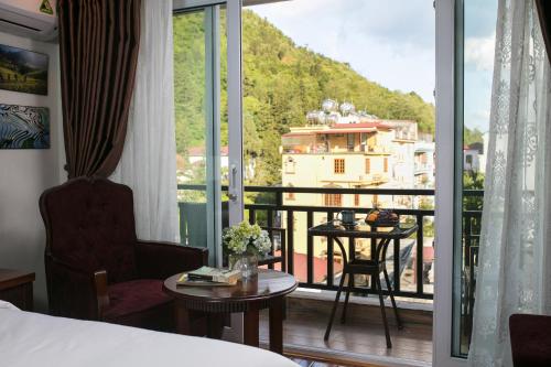 Balkong/terasse, Sapa Horizon Hotel in Sapa Balkong/terasse, Sapa Horizon Hotel in Sapa