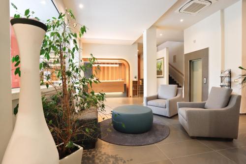 Előcsarnok, Hotel Grifone in Grosseto Előcsarnok, Hotel Grifone in Grosseto